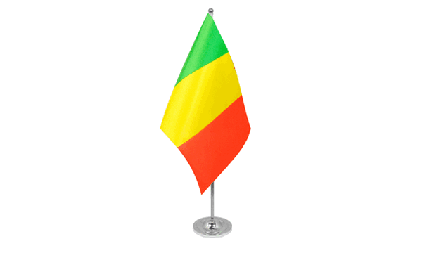 Mali Satin Table Flag